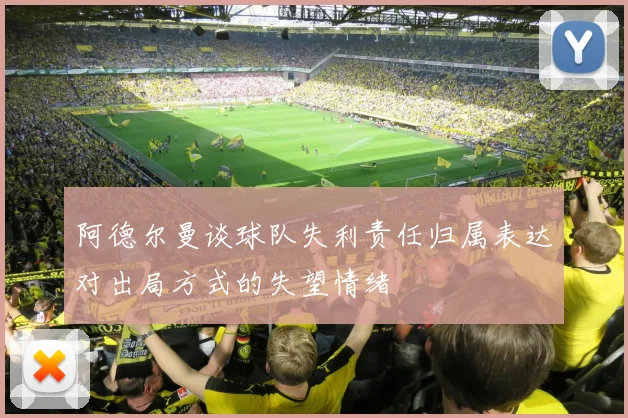 阿德尔曼谈球队失利责任归属表达对出局方式的失望情绪